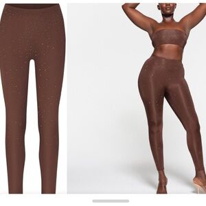 SKIMS x Swarovski Jelly Sheet leggings